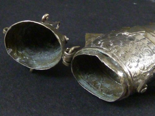 ARTICULATED SILVER FISH SPICE BOX STERLING BESAMIN JUDAICA - ADDITIONAL PHOTO 5