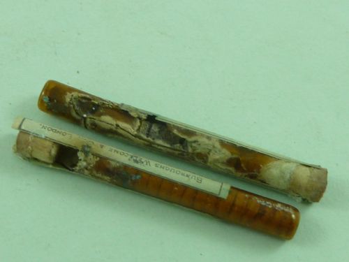 800 SILVER BOX BURROUGHS WELLCOME GLASS SYRINGE RD NO 4073234 1903 HALLMARKED 800 ANTIQUE - ADDITIONAL PHOTO 5