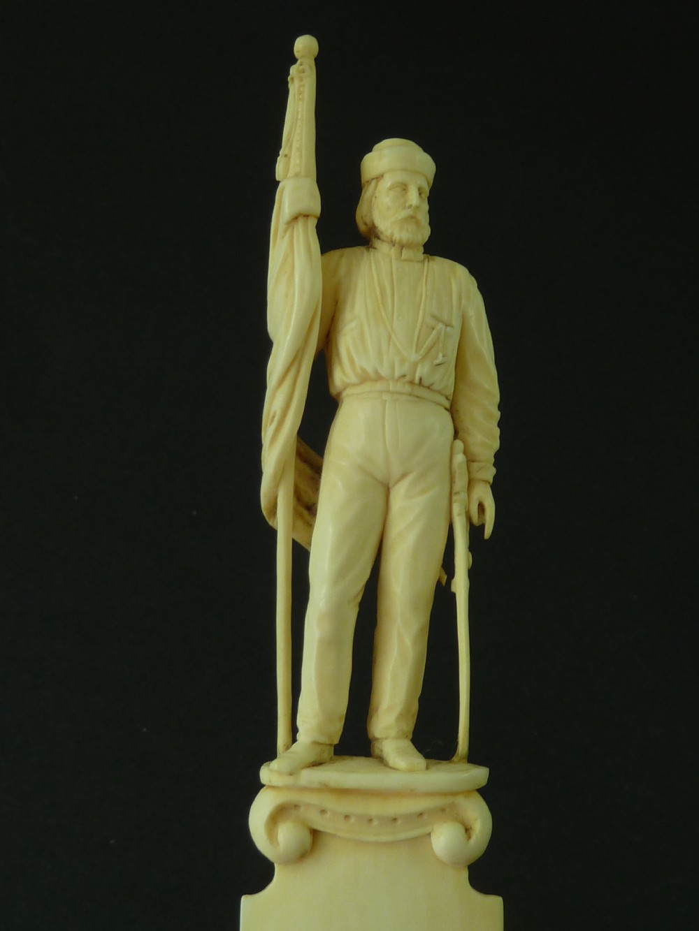 Garibaldi European Carved Ivory Paper Knife Page Turner