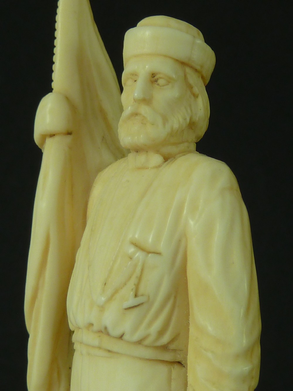 Garibaldi European Carved Ivory Paper Knife Page Turner View V