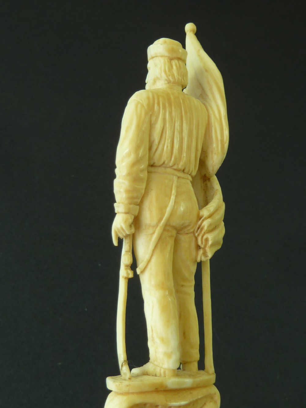 Garibaldi European Carved Ivory Paper Knife Page Turner View VI