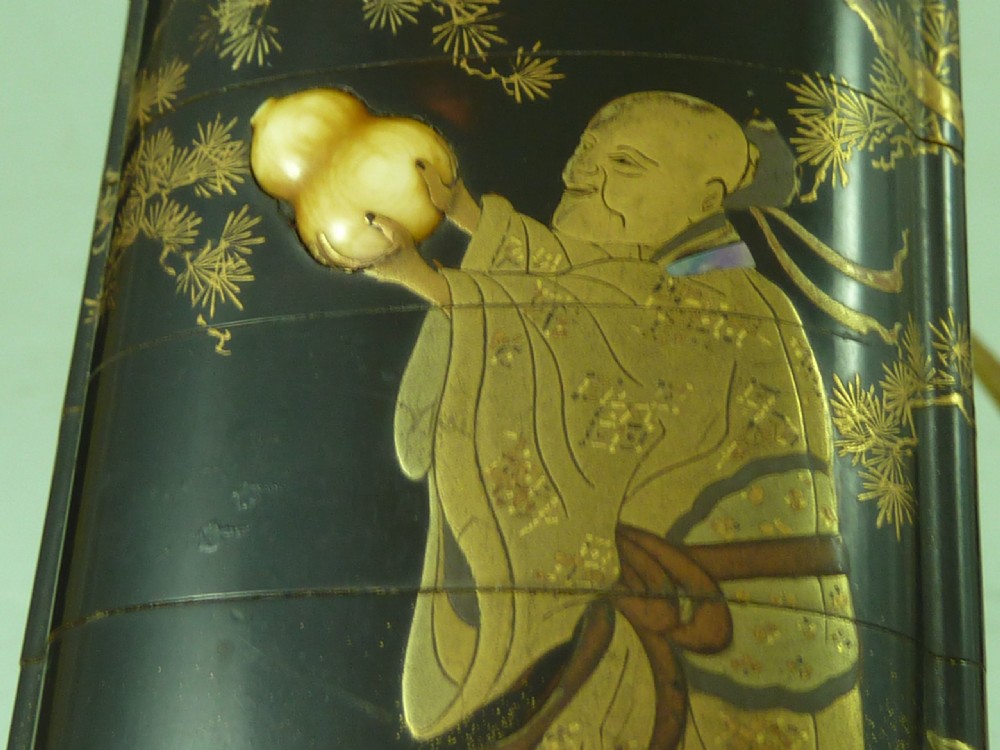 Japanese Lacquer Inro Meiji Period View III