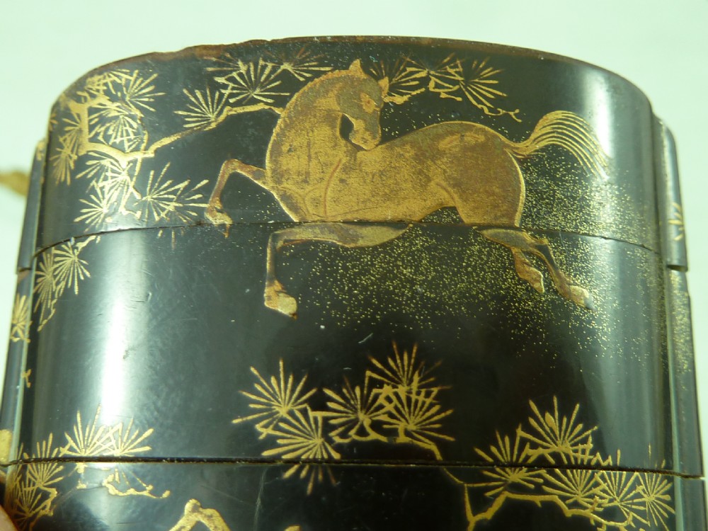 Japanese Lacquer Inro Meiji Period View IV