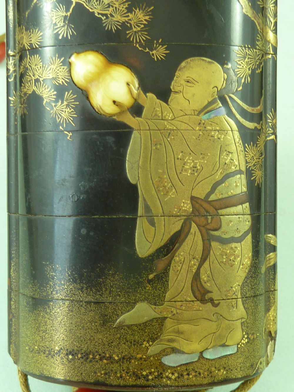 Japanese Lacquer Inro Meiji Period View VII