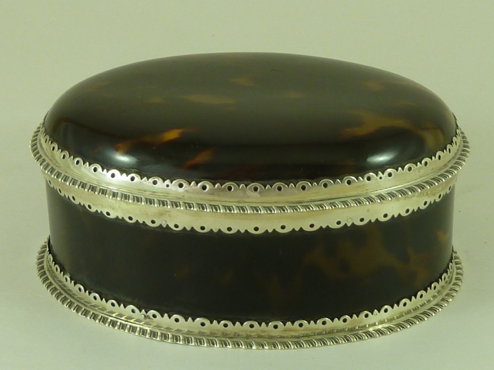 Victorian Tortoiseshell & Silver Jewellery Box William Comyns 1889 Antique