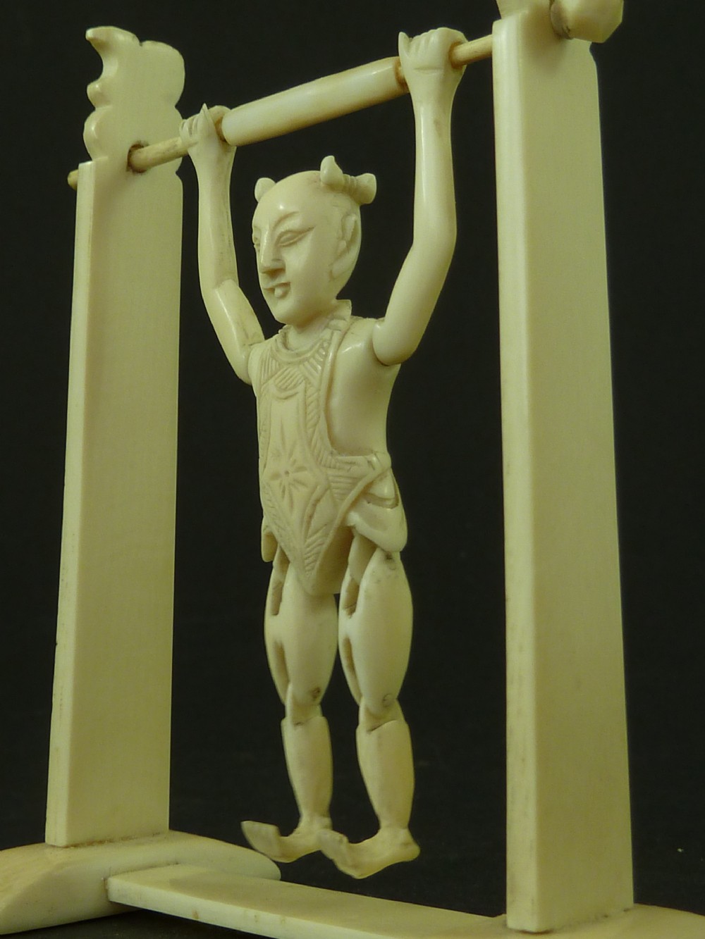 Chinese Export Acrobat Puzzle Box Compendium Toy IVory Games View IV