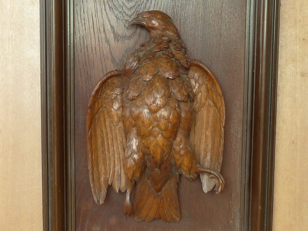 Carved Hanging Game Bird Framed Panel Trophy Victorian View III