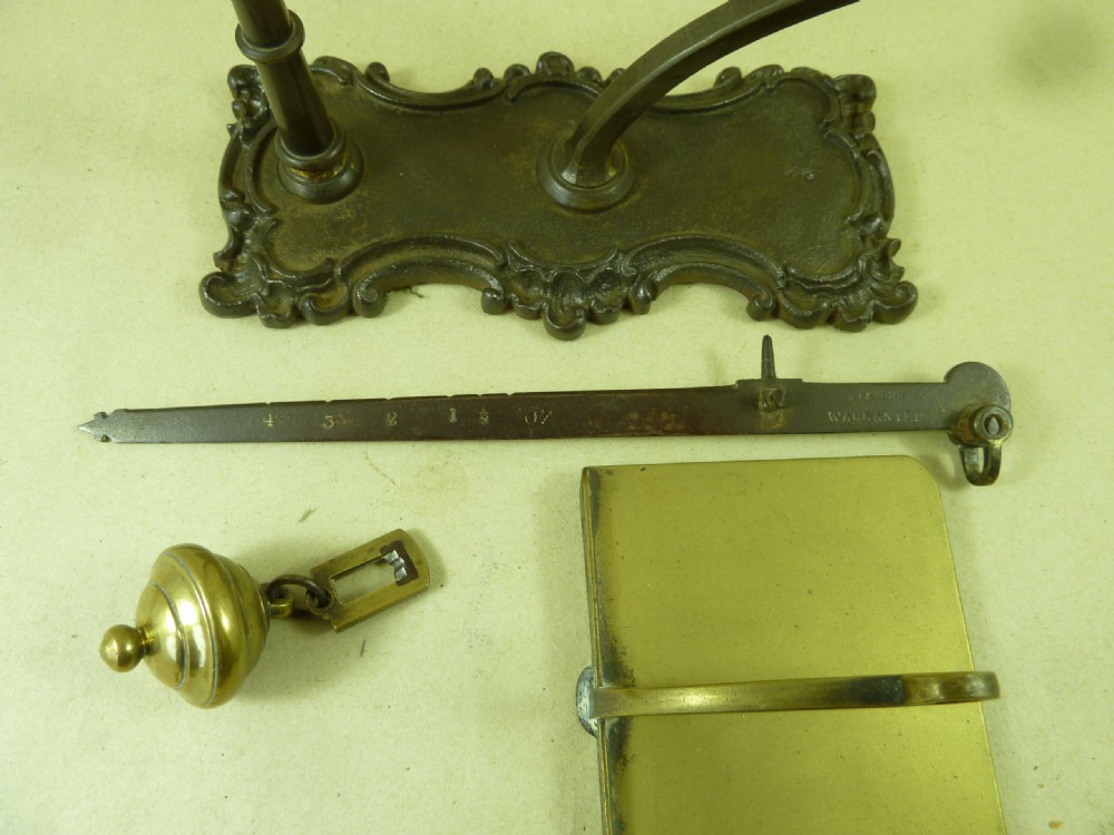 Steelyard Postal Scales Letter Balance Brass Rococo S.P.&SONS View VII