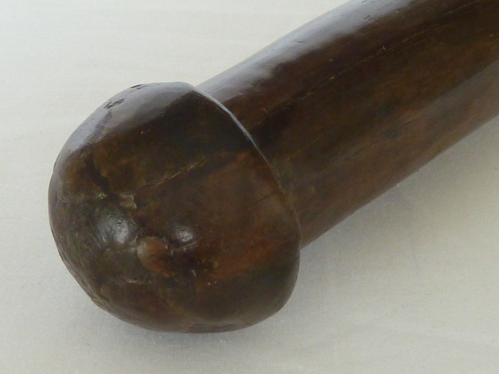Fiji Island Oceanic Tribal Gun Stock War Club Gatawaka Kiakavo Carved Hardwood View VII