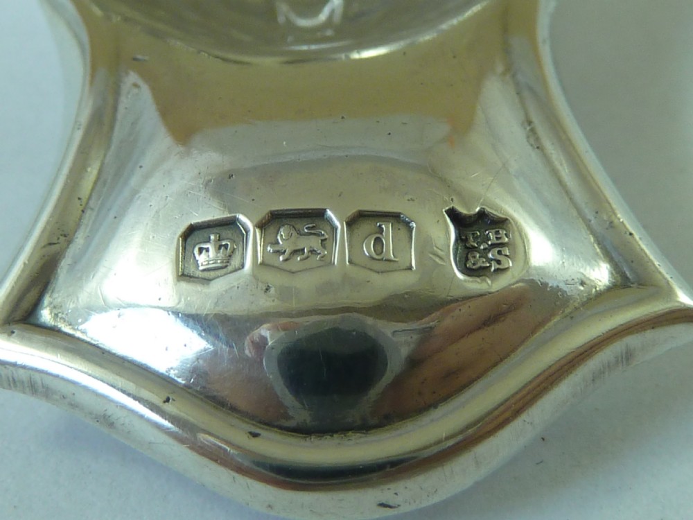 Tea Planter Caddy Spoon Sheffield 1921 Thomas Bradbury & Son View III