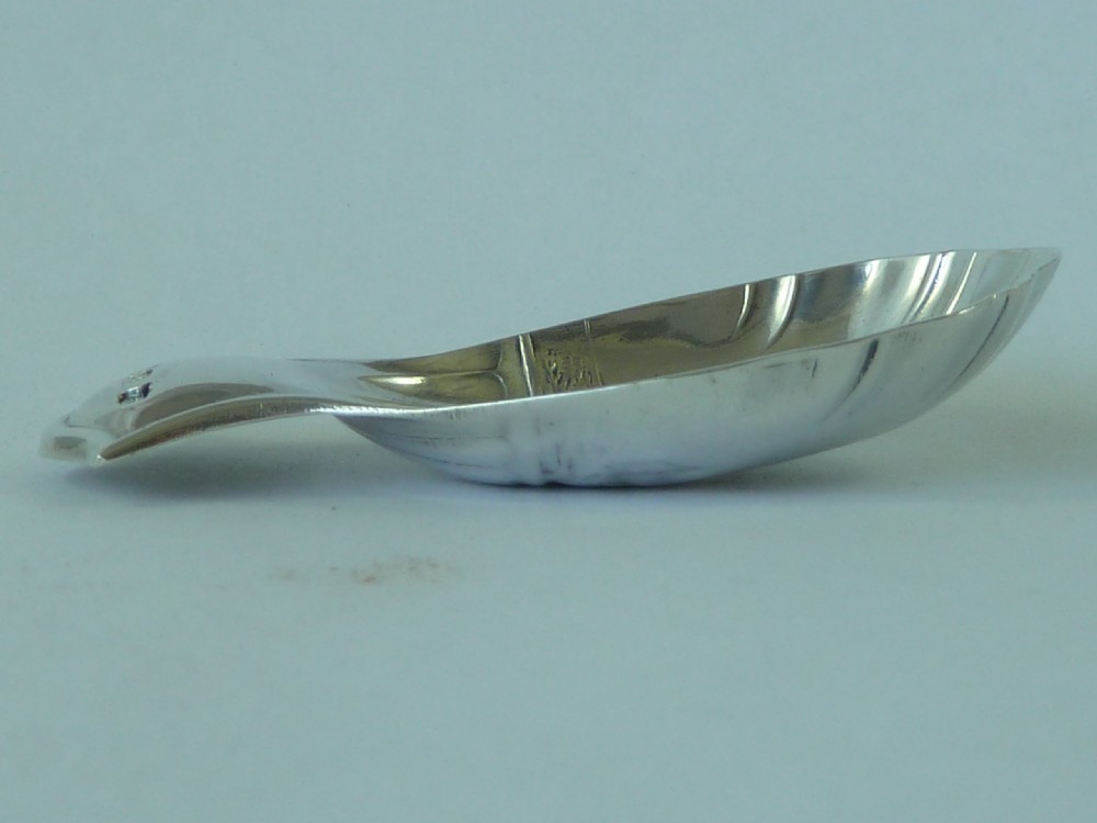 Tea Planter Caddy Spoon Sheffield 1921 Thomas Bradbury & Son View IV