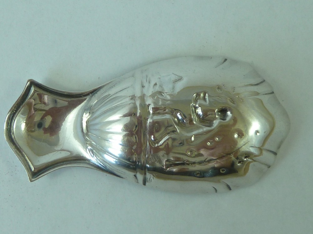 Tea Planter Caddy Spoon Sheffield 1921 Thomas Bradbury & Son View VI