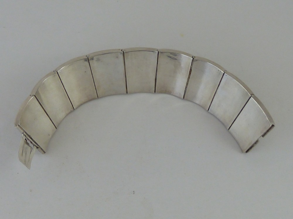 
Indian Silver Cuff Bracelet Conical Bangle Jewellery Swami View VII