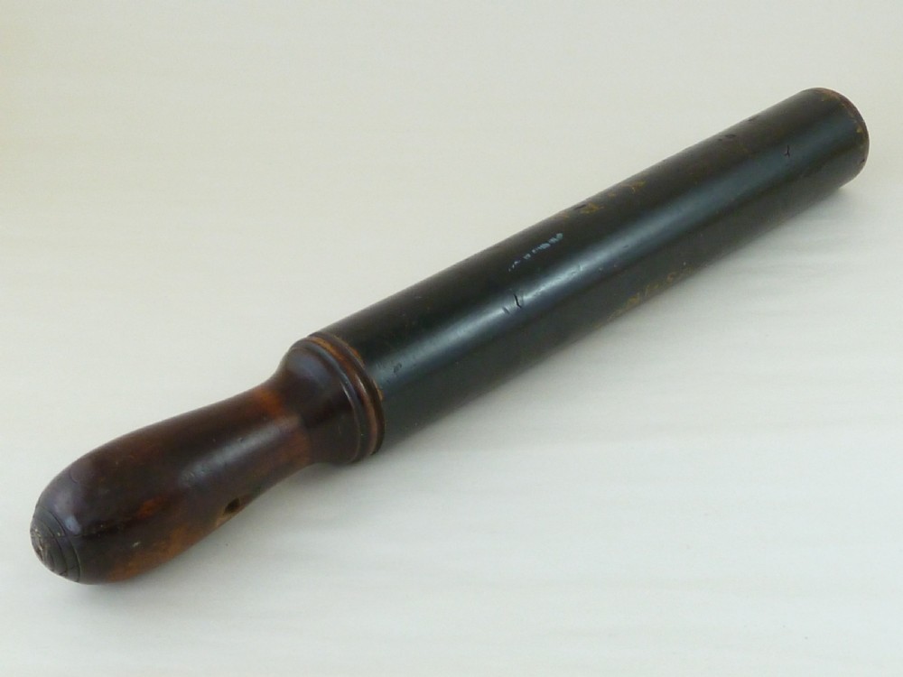 Hand Painted Wooden Police Truncheon Tipstaff GR IV George 4 View II