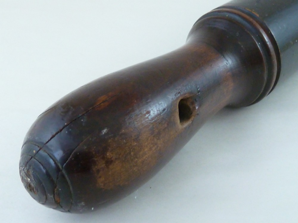 Hand Painted Wooden Police Truncheon Tipstaff GR IV George 4 View III