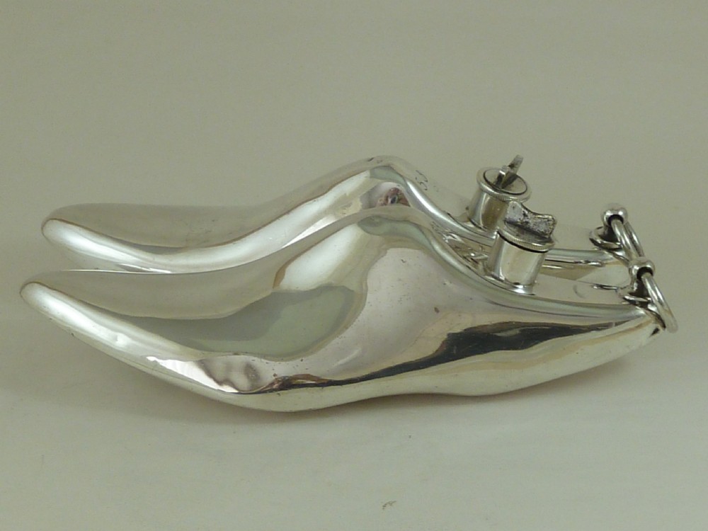 Silver Plate Shoe Heaters Warmers Smiths Patent Vernu View III