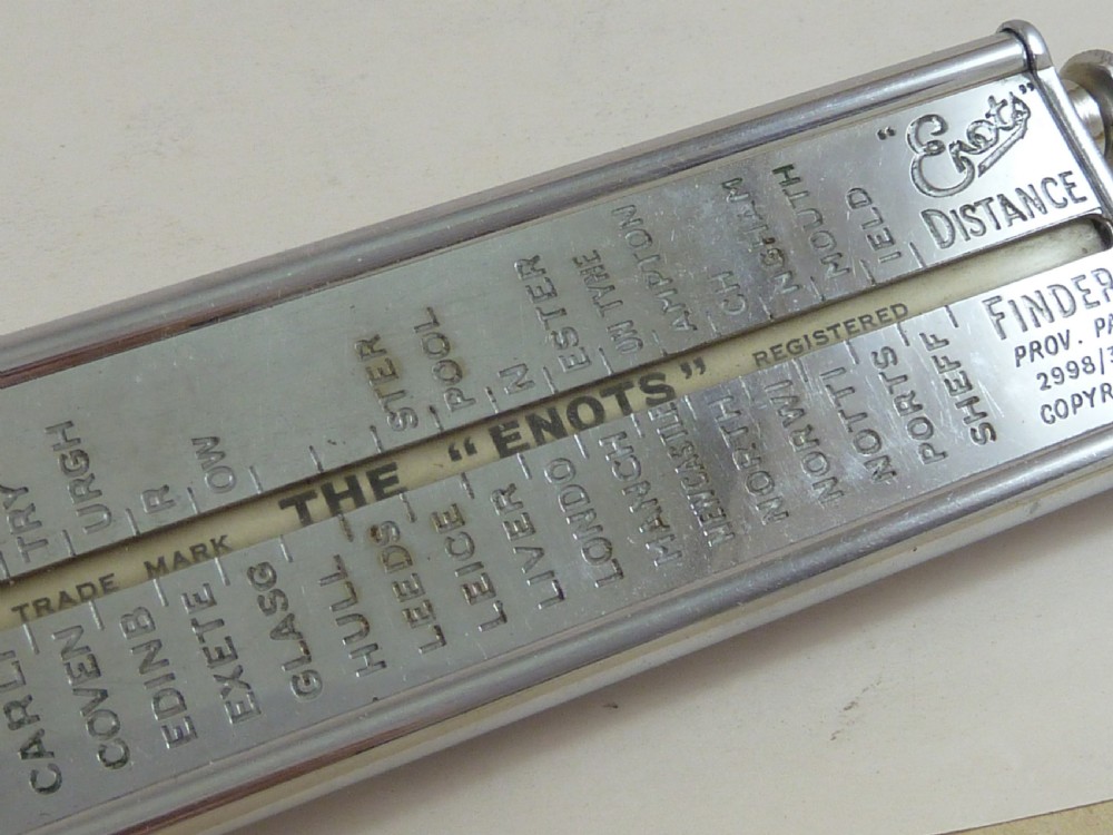 Enots Distance Finder Motoring Driving Calculator Ruler View IX