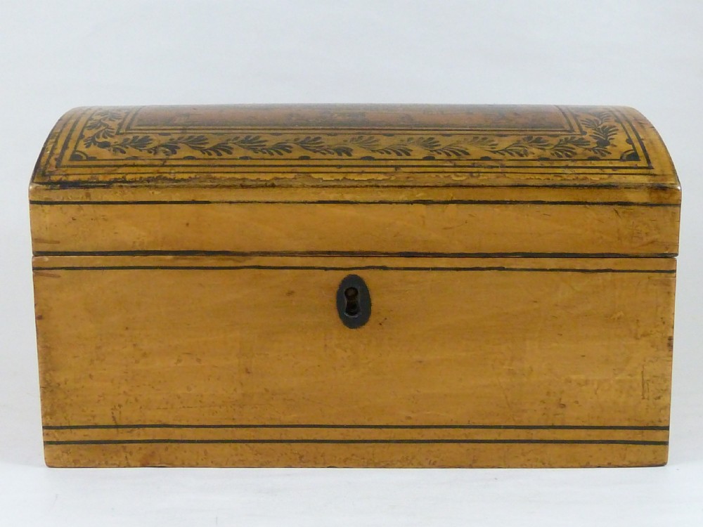 Tunbridge Ware Mansion House London Whitewood Penwork Souvenir View II