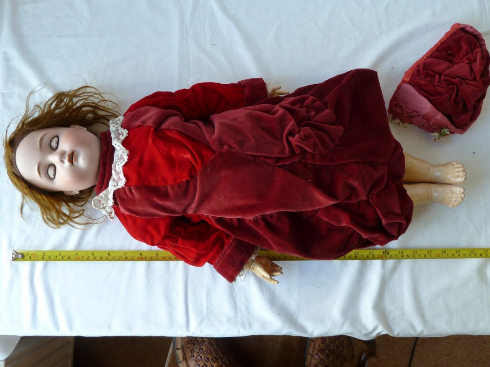 Large Kammer & Reinhardt Simon Halbig German Bisque Doll Star 70 Sleep Eyes View X