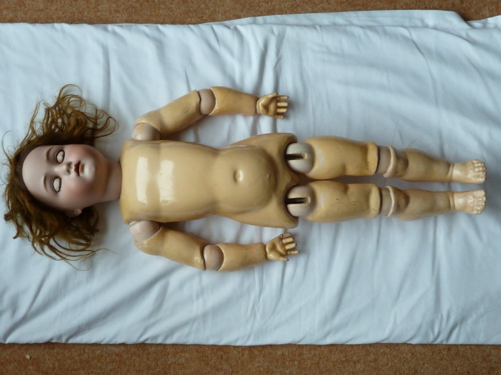 Large Kammer & Reinhardt Simon Halbig German Bisque Doll Star 70 Sleep Eyes View XI