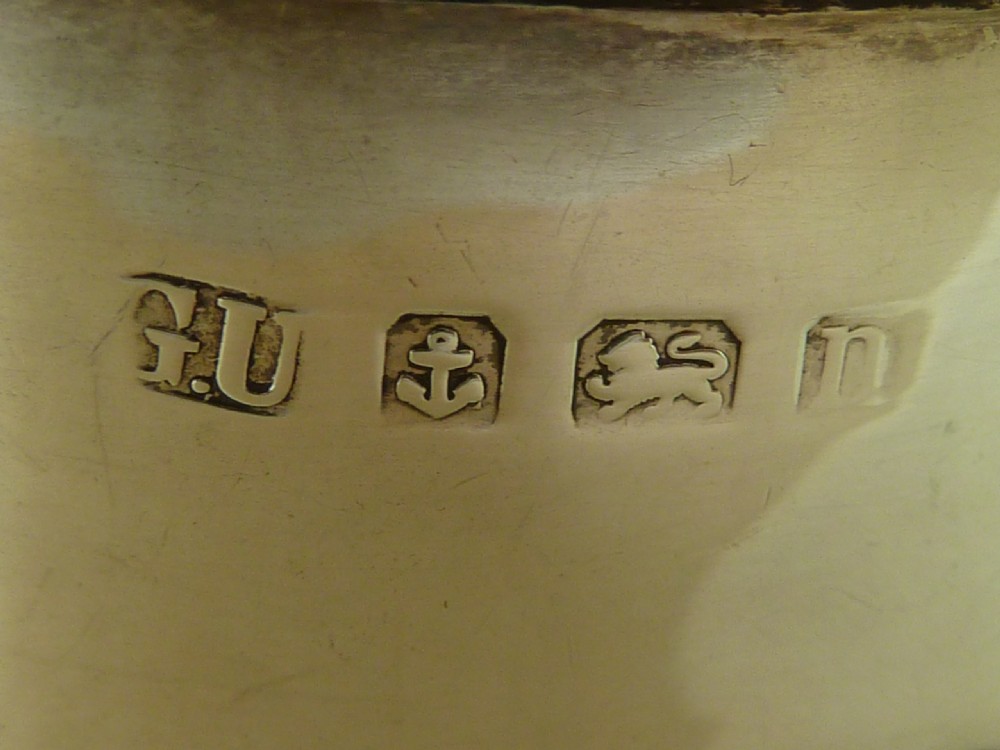 Sterling Silver Tea Caddy Fitted Caddy Spoon Hallmarked 1912 George Unite View VI
