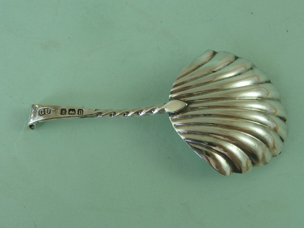 Sterling Silver Tea Caddy Fitted Caddy Spoon Hallmarked 1912 George Unite View VIII