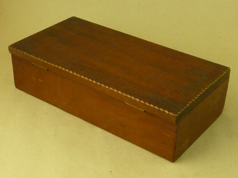 Watercolour Paint Box Mahogany Inlay Newman's Ackerman's Reeves Antique View VI
