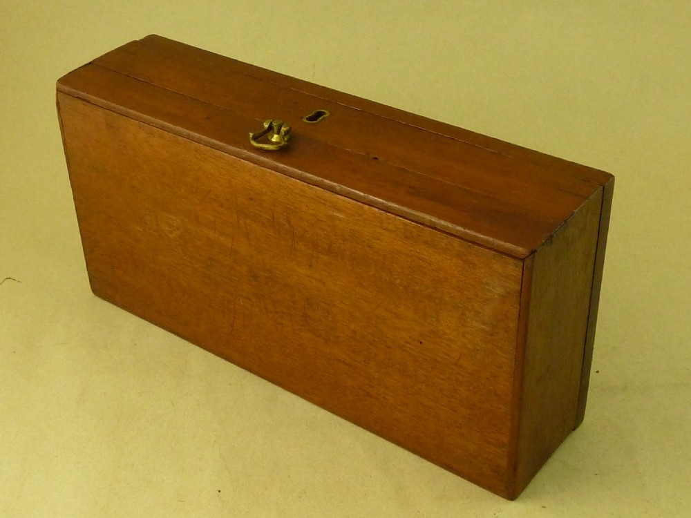Watercolour Paint Box Mahogany Inlay Newman's Ackerman's Reeves Antique View VII