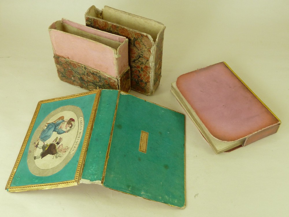 Cartes Mimiques French Novelty Animated Card Game Toy Caricature Antique View VIII