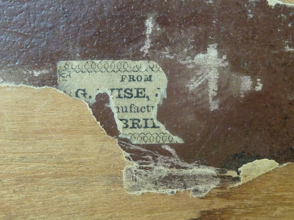 Tunbridge Ware Shakespeares Birthplace Stationary Box G Wise Makers Label English View VII