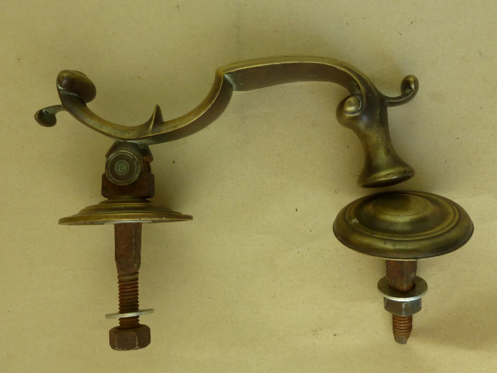 Large English Georgian Brass 'Doctors' Door Knocker View II
