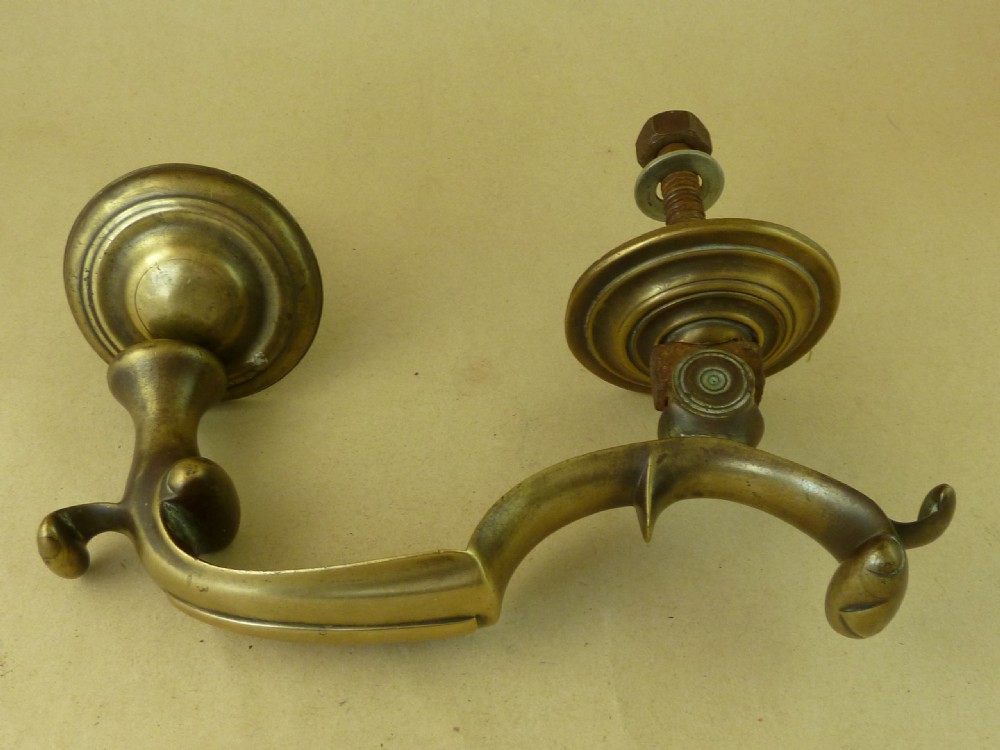 Large English Georgian Brass 'Doctors' Door Knocker View III
