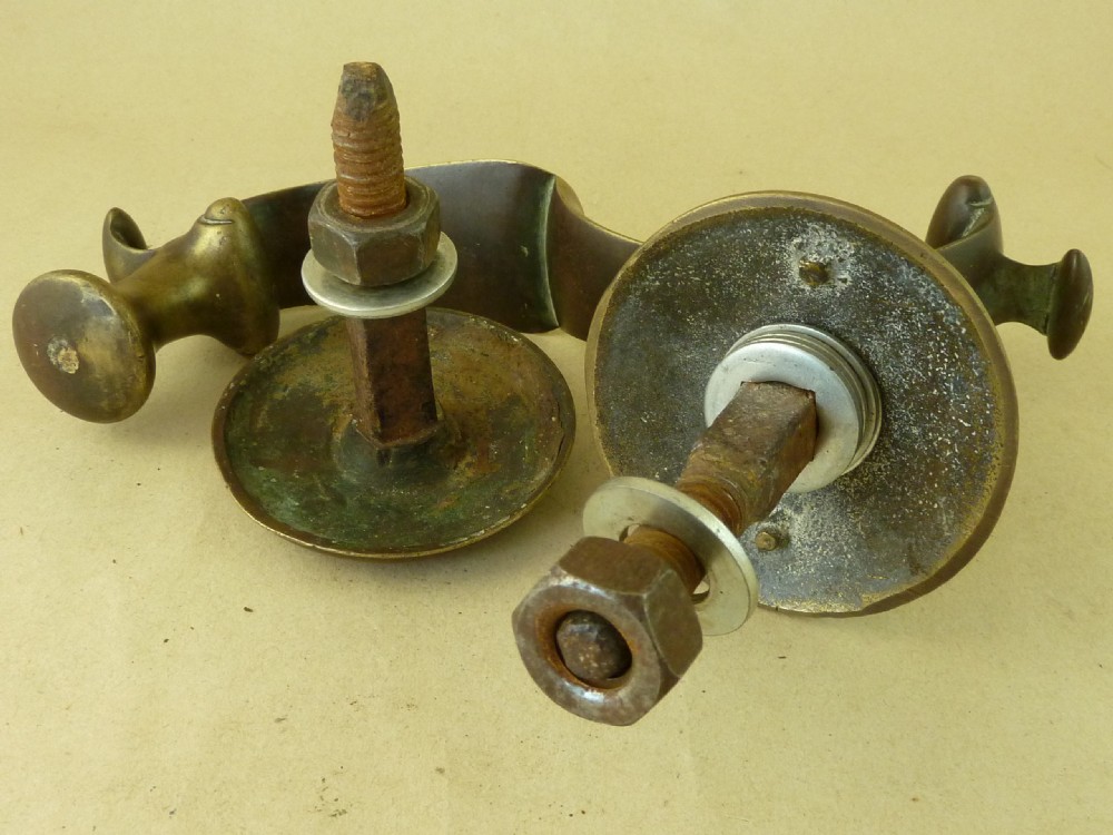 Large English Georgian Brass 'Doctors' Door Knocker View IV