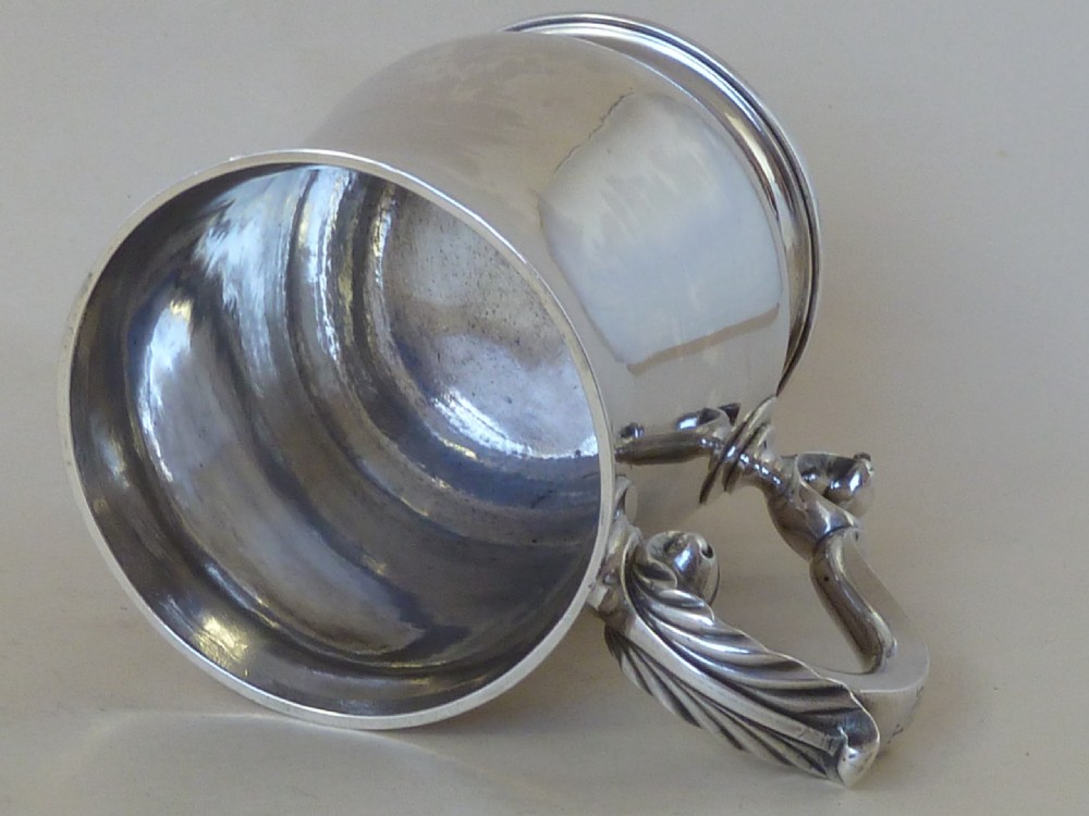 1766 Georgian Silver Tankard Mug William Tuite London View VIII