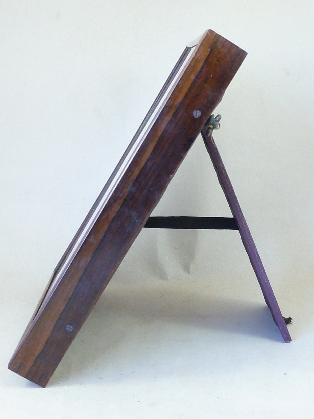 Victorian Rosewood Box Frame Easel Gesso Gilt Photo Miniature Picture View VIII