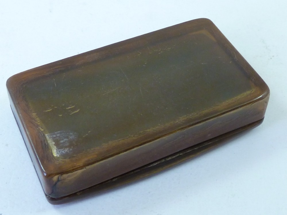The Last Supper La Cene French Pressed Horn Snuff Box View II