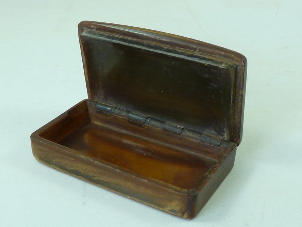 The Last Supper La Cene French Pressed Horn Snuff Box View III