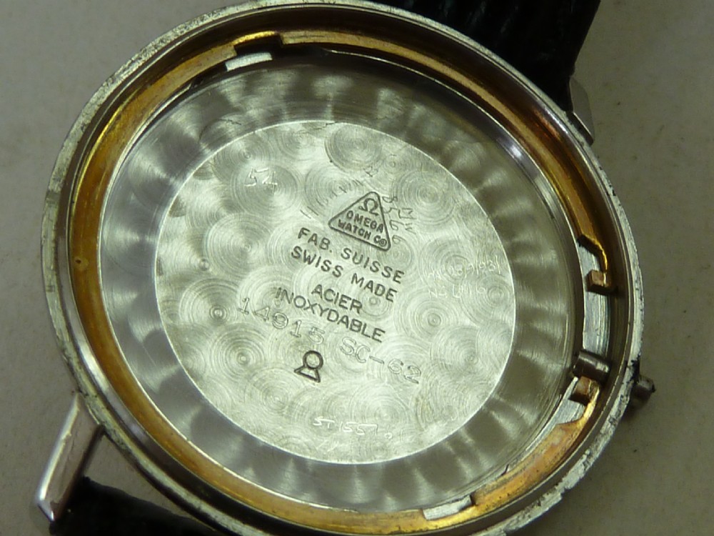 1962 Omega Seamaster De Ville Manual Cross Hair Dial Stainless Steel Watch Boxed View X