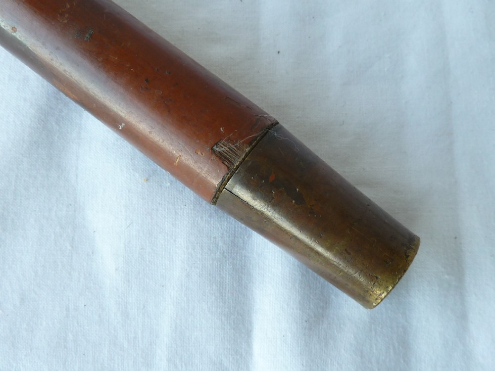 Chinese Export Silver Top Walking Stick Cane Malacca Calligraphy Marked WH90 Wang Hing View IV
