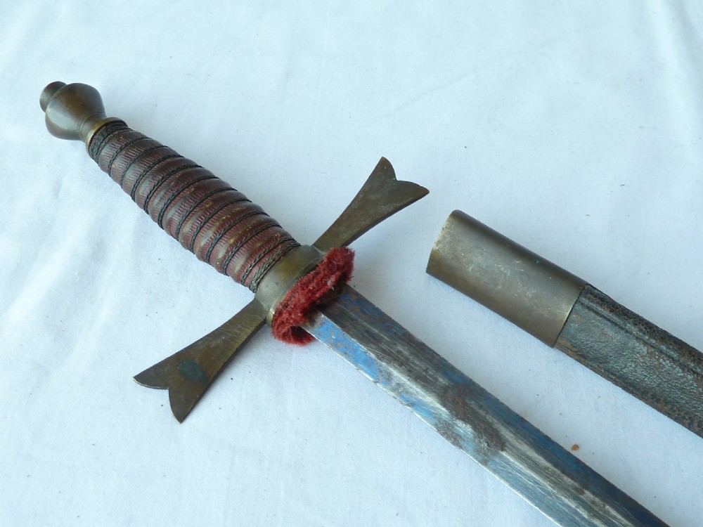 Victorian Childs Toy Play Sword Knights View V