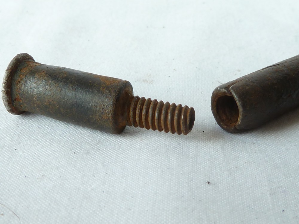 A pair of hand-forged Georgian dark steel ember tongs with elongated jaws and a spring handle mechanism. View IX