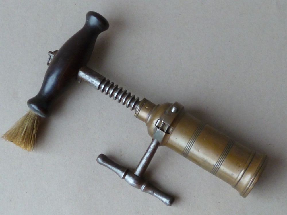 English Lund & Hipkins Corkscrew London Rack Bronze Rosewood Brush View VIII