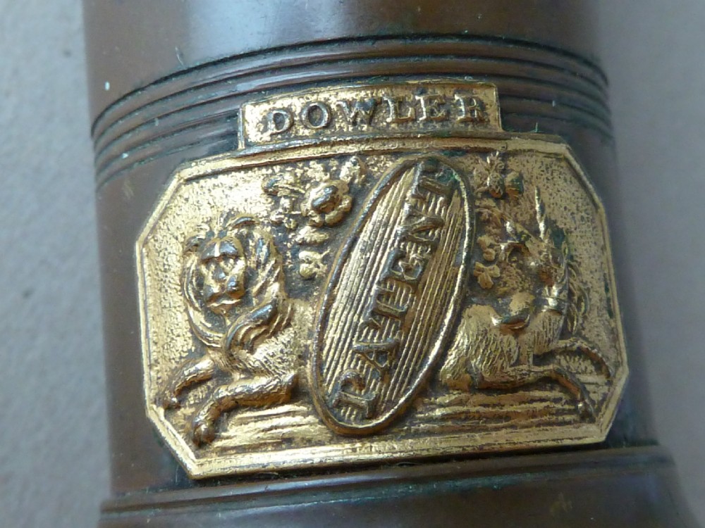 English Patent Thomason Dowler Corkscrew Bronze Bone View V