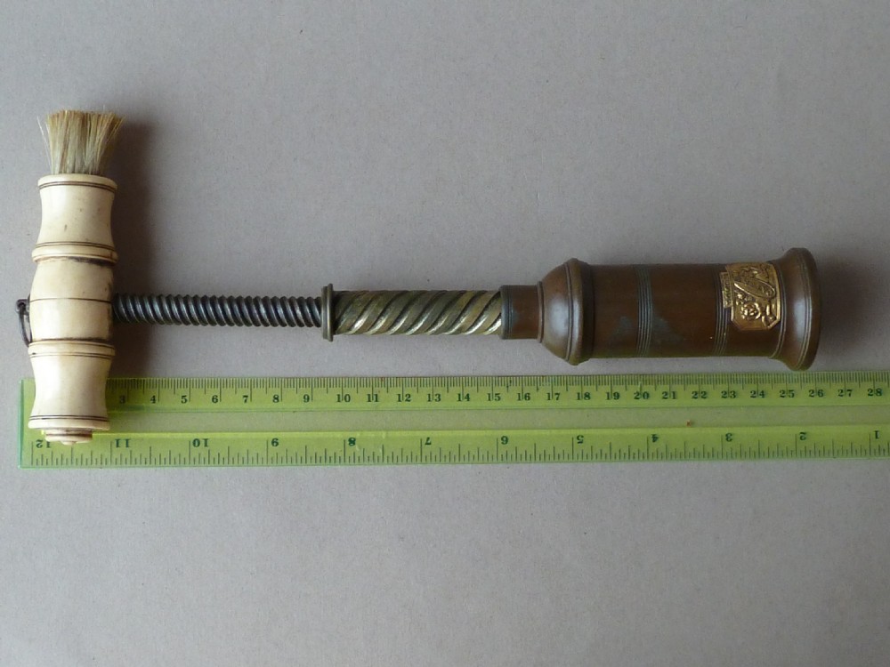 English Patent Thomason Dowler Corkscrew Bronze Bone View VI
