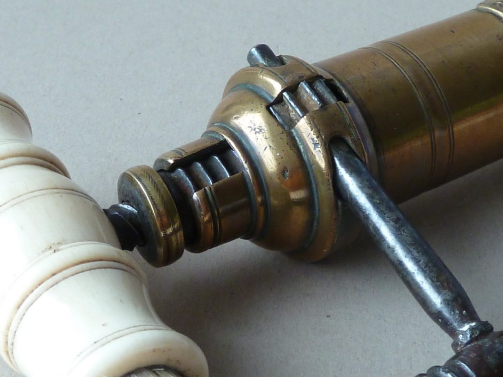 English Thomason Patent Kings Corkscrew London Rack Bronze Bone Brush  View VI