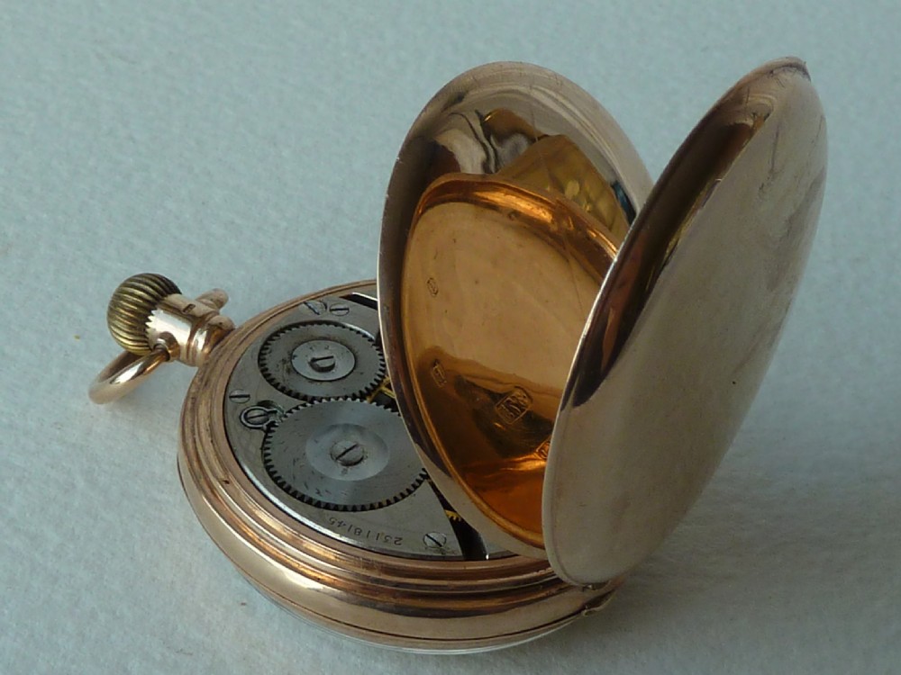 Waltham Pocket Watch Grade P S Bartlett 16s Model 1908 9K Solid Gold 1926 View VI