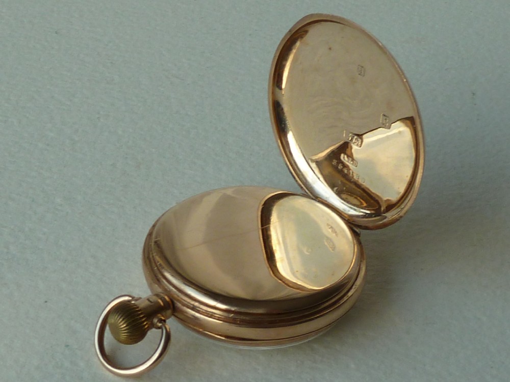 Waltham Pocket Watch Grade P S Bartlett 16s Model 1908 9K Solid Gold 1926 View VII