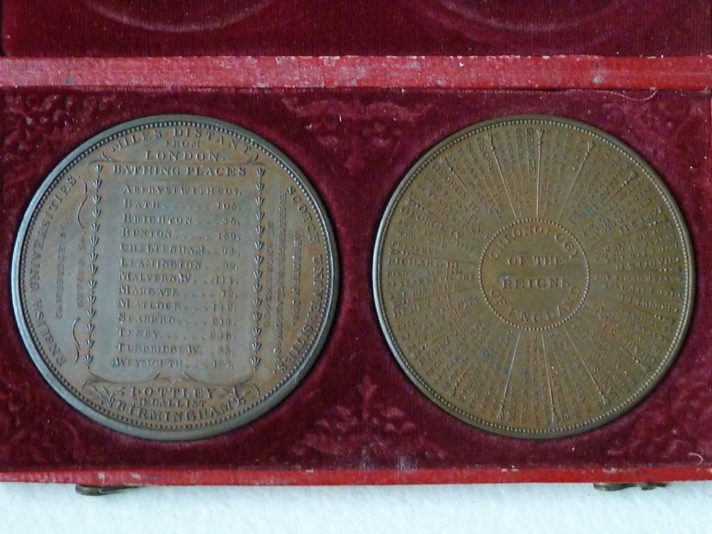 John I Ottley Bronze Medal Pair Chronology Reigns England Distance To London Calculator View III