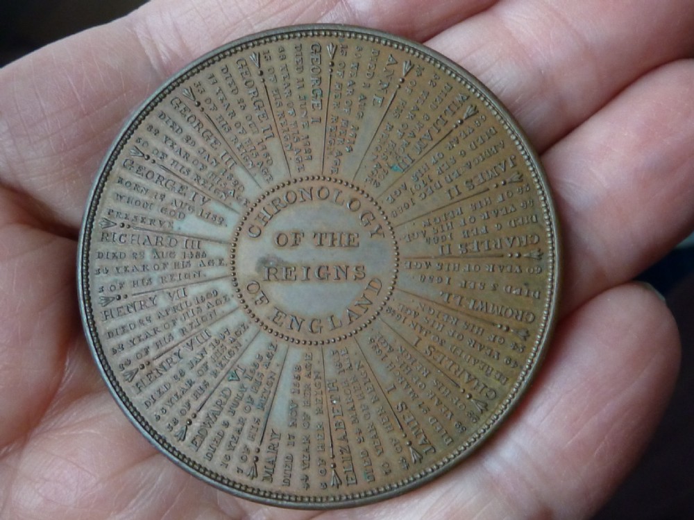 John I Ottley Bronze Medal Pair Chronology Reigns England Distance To London Calculator View V