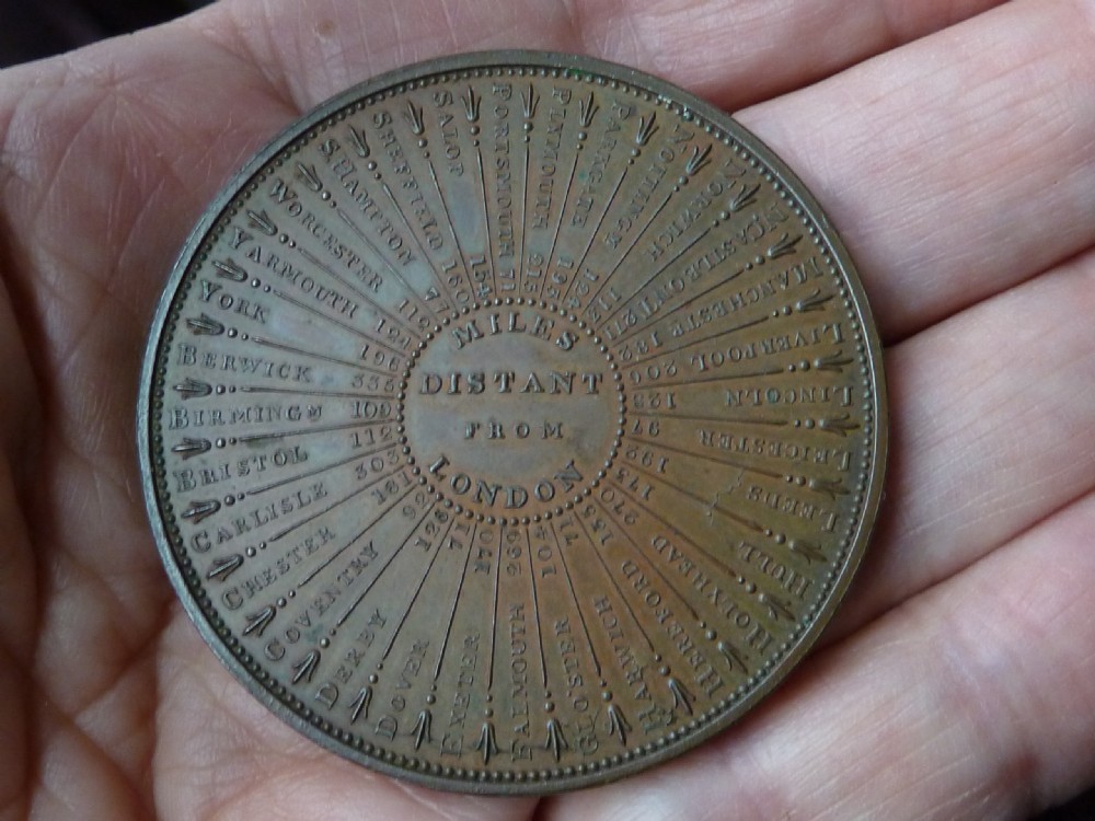 John I Ottley Bronze Medal Pair Chronology Reigns England Distance To London Calculator View VII